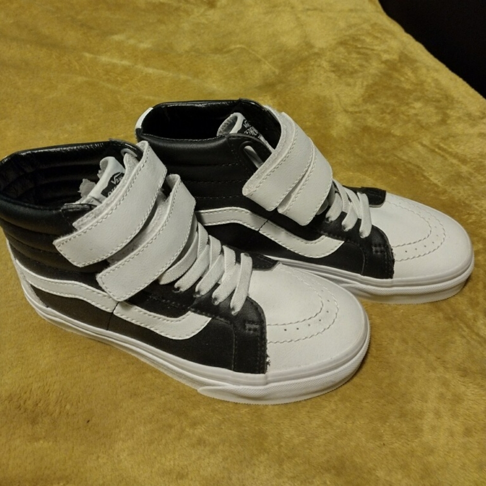Vans shoes leather SK8 Hi-Reissue  high top
